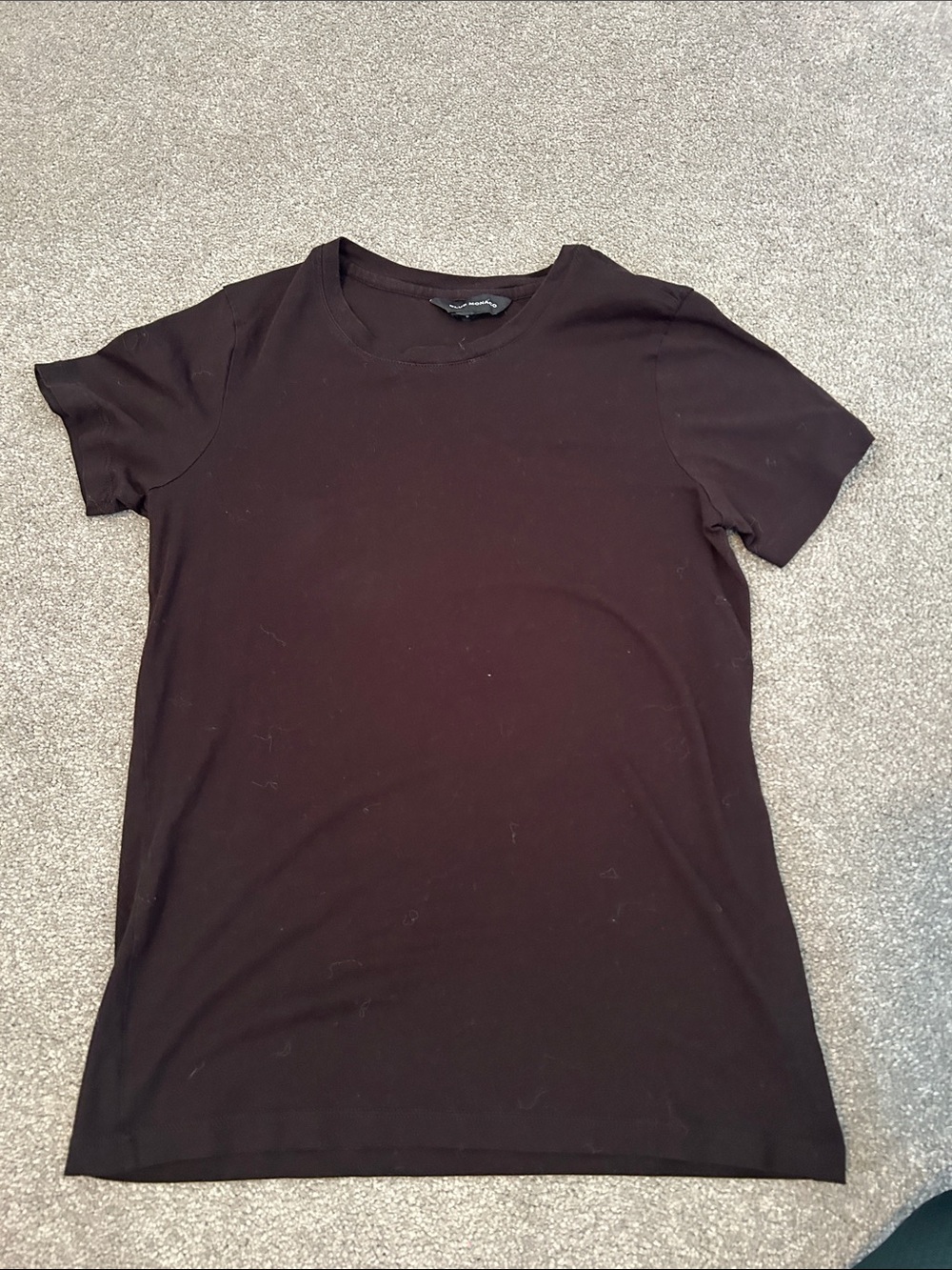 Club Monaco Classic Crewneck Short Sleeve T-Shirt - Black